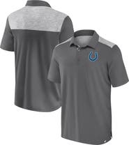 FANATICS Men's Fanatics Gray Indianapolis Colts Long Shot Polo