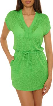 Becca Beach Date Hooded Cover-Up Dress