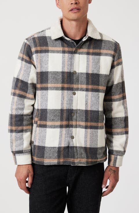 Check Insulated Shirt Jacket