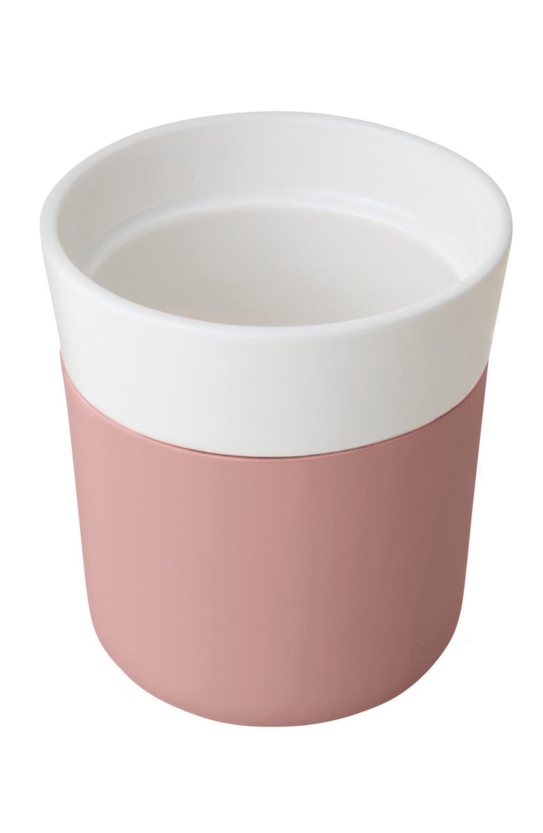 BergHOFF Leo 8.45oz. Porcelain Travel Mug, Alternate, color, Red