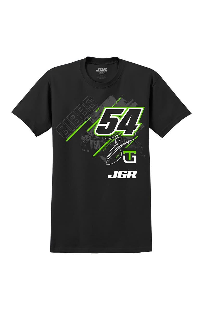 JOE GIBBS RACING TEAM COLLECTION Men's Joe Gibbs Racing Team Collection Black Ty Gibbs Monster Energy Car T-Shirt, Alternate, color, Black