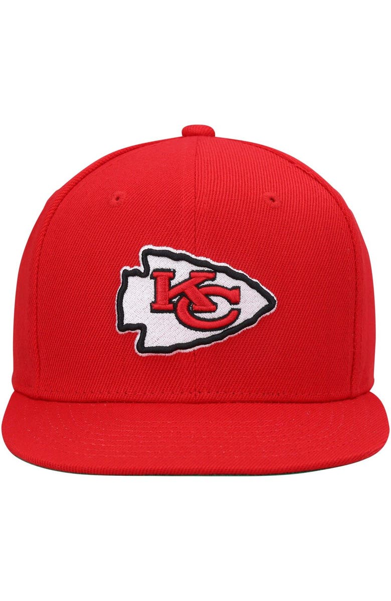 Mitchell & Ness Youth Mitchell & Ness Red Kansas City Chiefs Gridiron Classics Ground Snapback Hat, Alternate, color, Red
