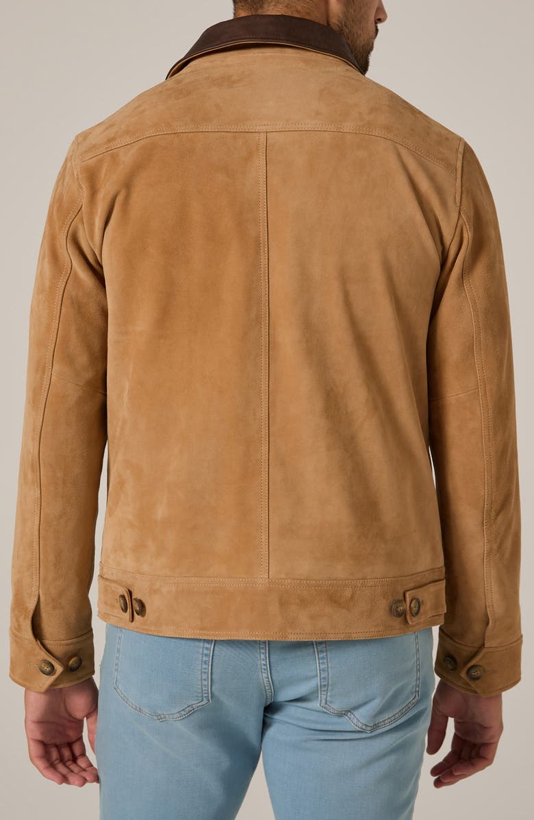 7 Diamonds Maverick Suede Jacket, Alternate, color, Tan