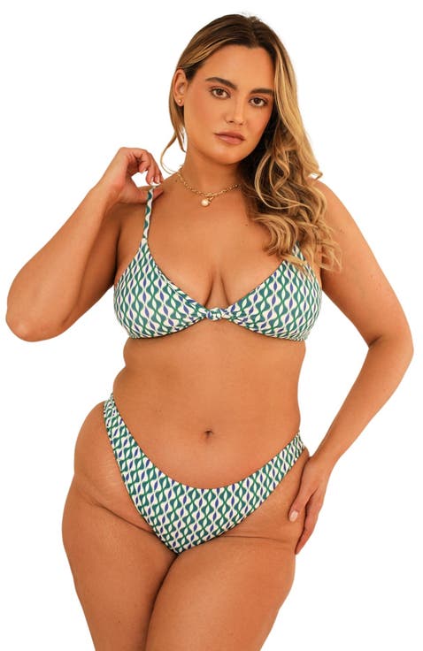 Zen Knotted Triangle Bikini Top