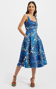 La DoubleJ Sophia Dress Anemone Blue