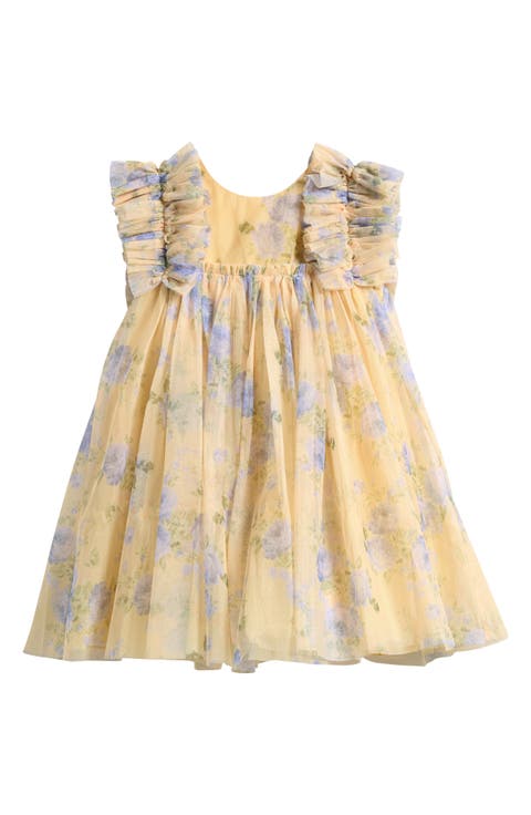 Kids' Floral Mesh Dress (Baby, Toddler & Little Kid)
