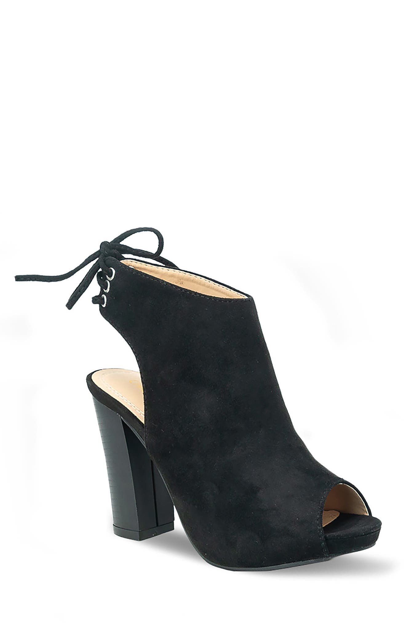 CHASE AND CHLOE Marcy Cutout Bootie, Main, color, 