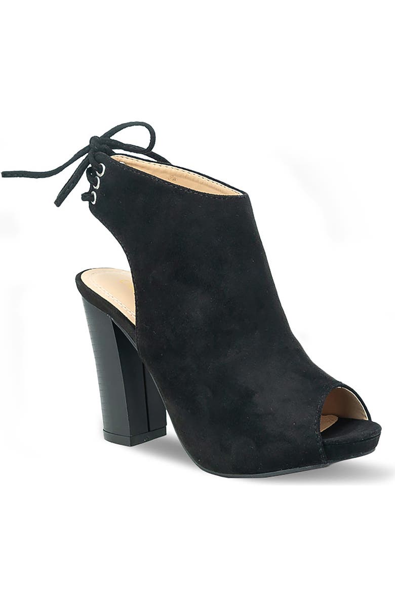 CHASE AND CHLOE Marcy Cutout Bootie, Main, color,