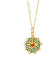 Ottoman Hands Beaded Pendant Necklace