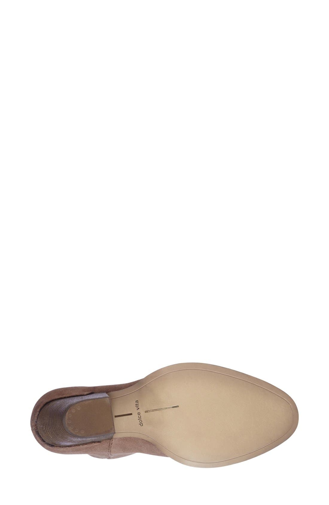 'Haku' Ankle Bootie, Alternate, color, TAUPE SUEDE