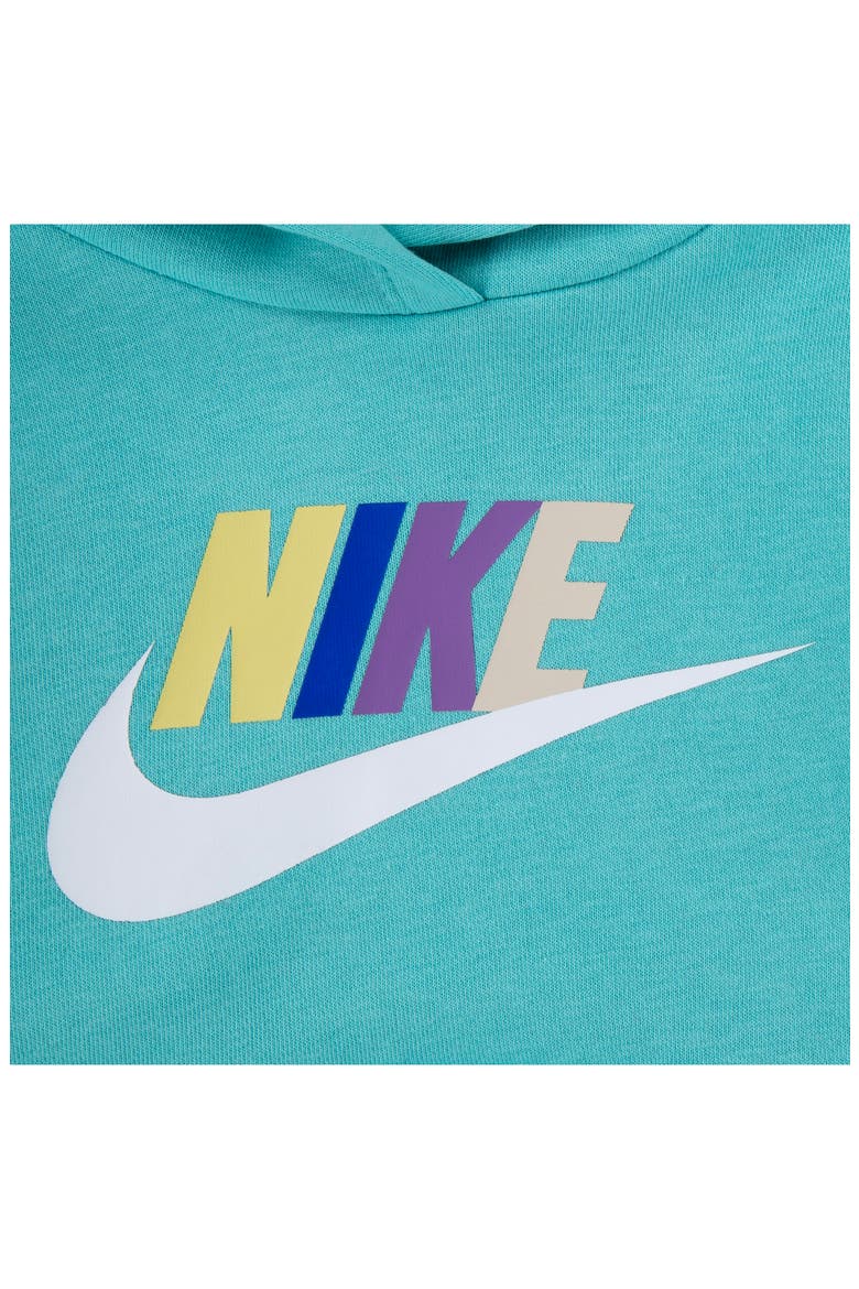 Kids' Sportswear Club Fleece Hoodie, Alternate, color, GREEN FROST
