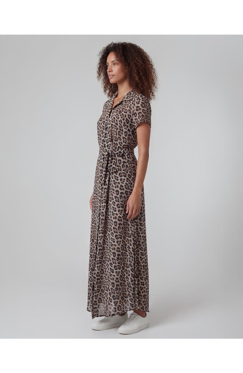 Lords of Harlech Leopard Womens Shirt Dress, Alternate, color, Leopard Brown
