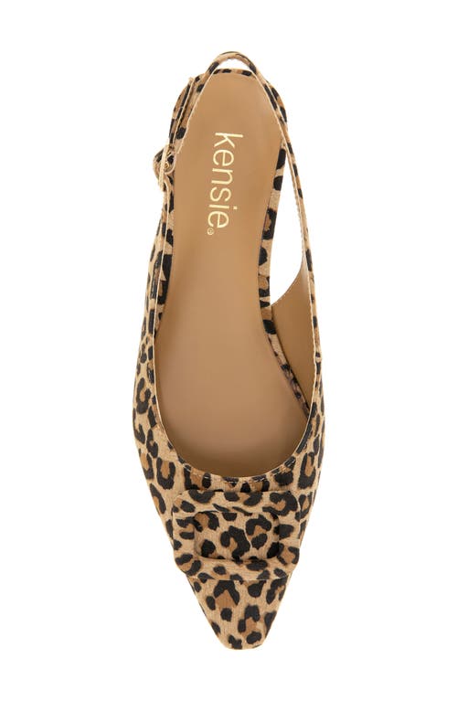 Kensie Poppi Slingback Flat In Brown
