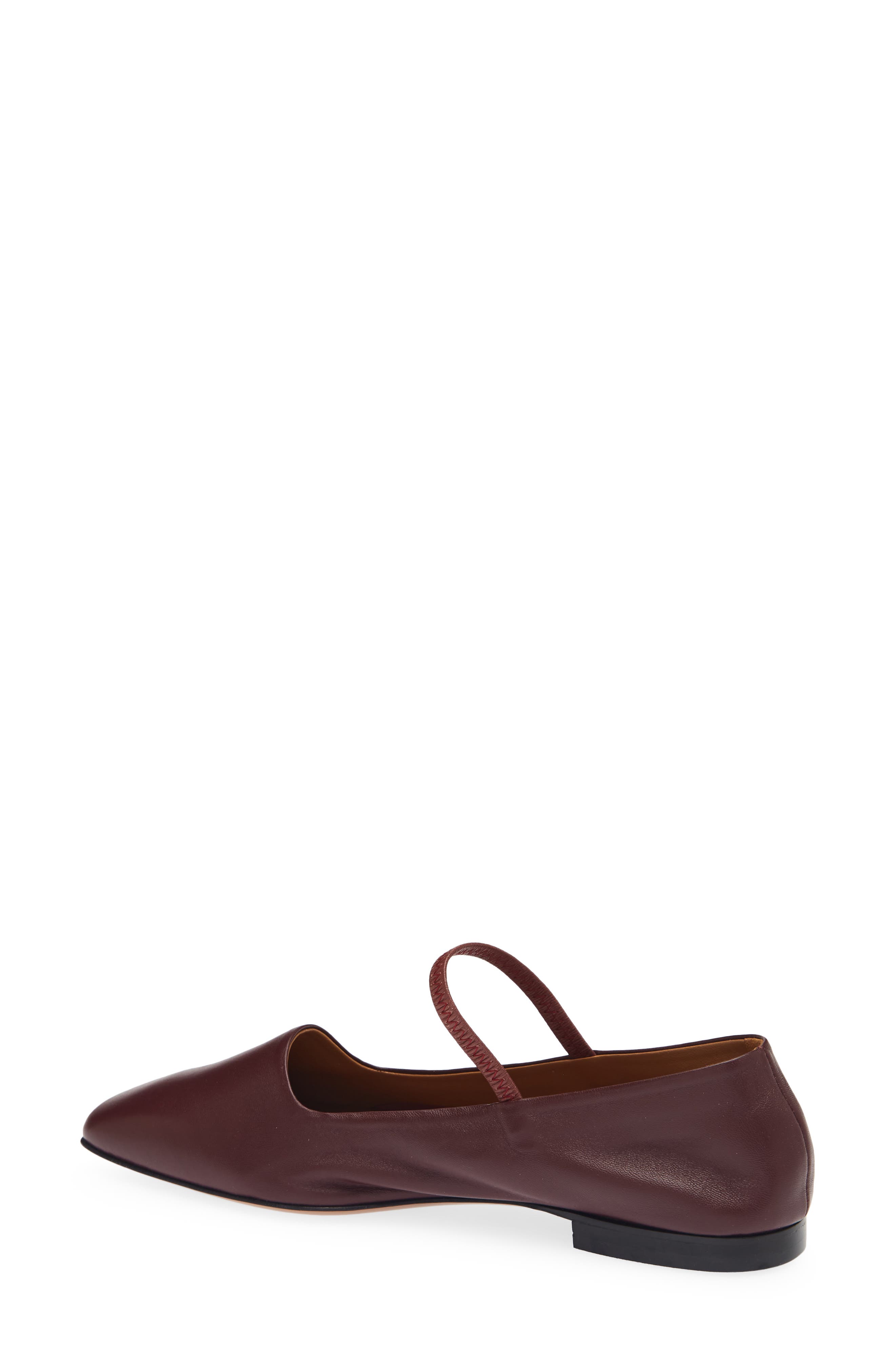 Valfurva Leather Mary Jane Flat, Alternate, color, WALNUT SHINY NAPPA
