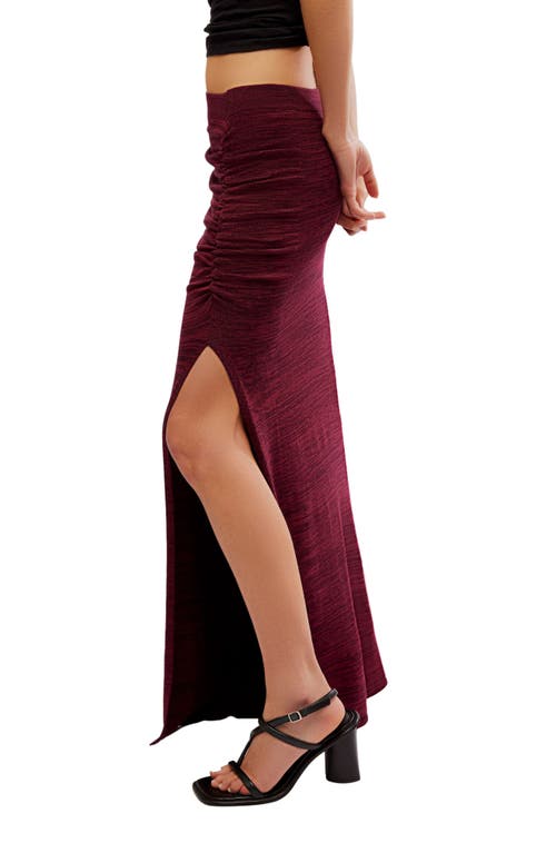 Shop Free People Peak Show Maxi Skirt In Earth Red Combo