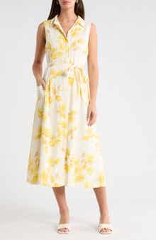 Floral Print Shirtdress