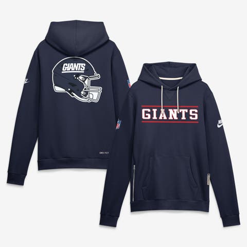 Men's Nike Navy New York Giants Standard Issue Replay Officials Alternate Dri-FIT Hoodie