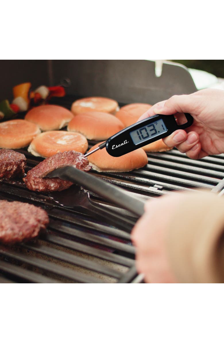 ESCALI Compact Folding Digital Thermometer, Alternate, color, Black