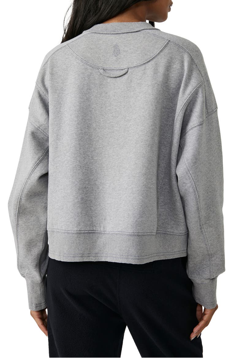 FP Movement Intercept Cotton Blend Sweatshirt, Alternate, color, HEATHER GREY