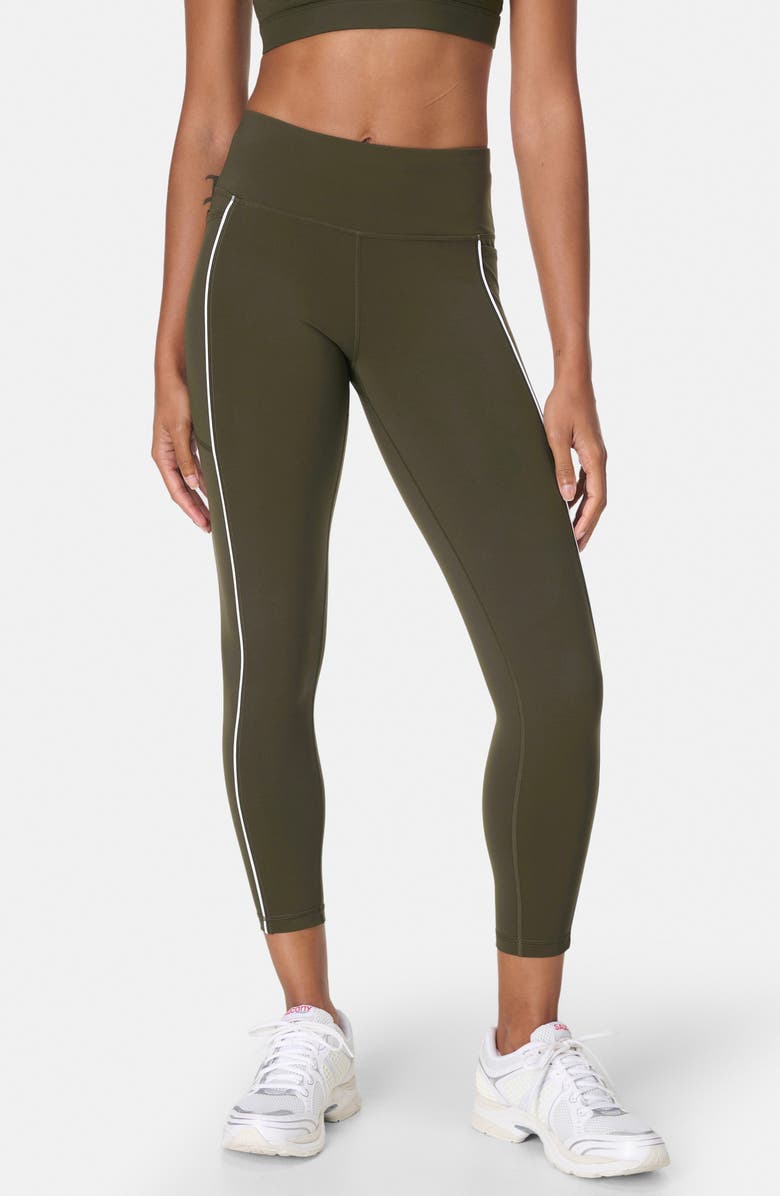 Sweaty Betty Power Ankle Pocket Leggings, Main, color, Nori Green