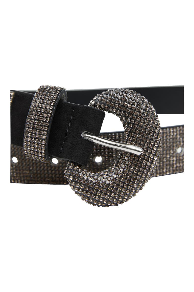 Rhinestone Belt, Alternate, color, BLACK