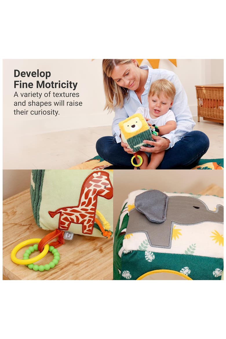 Jungle Soft Activity Cube, Alternate, color, MULTI