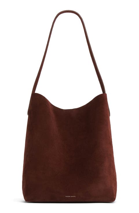 Everyday Cabas Suede Hobo Bag