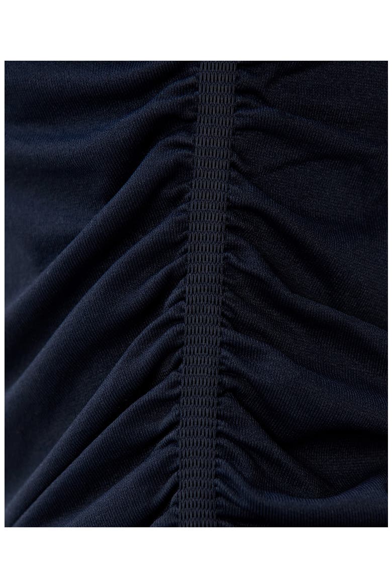 Athlete Side Ruched Top, Alternate, color, NAVY BLUE