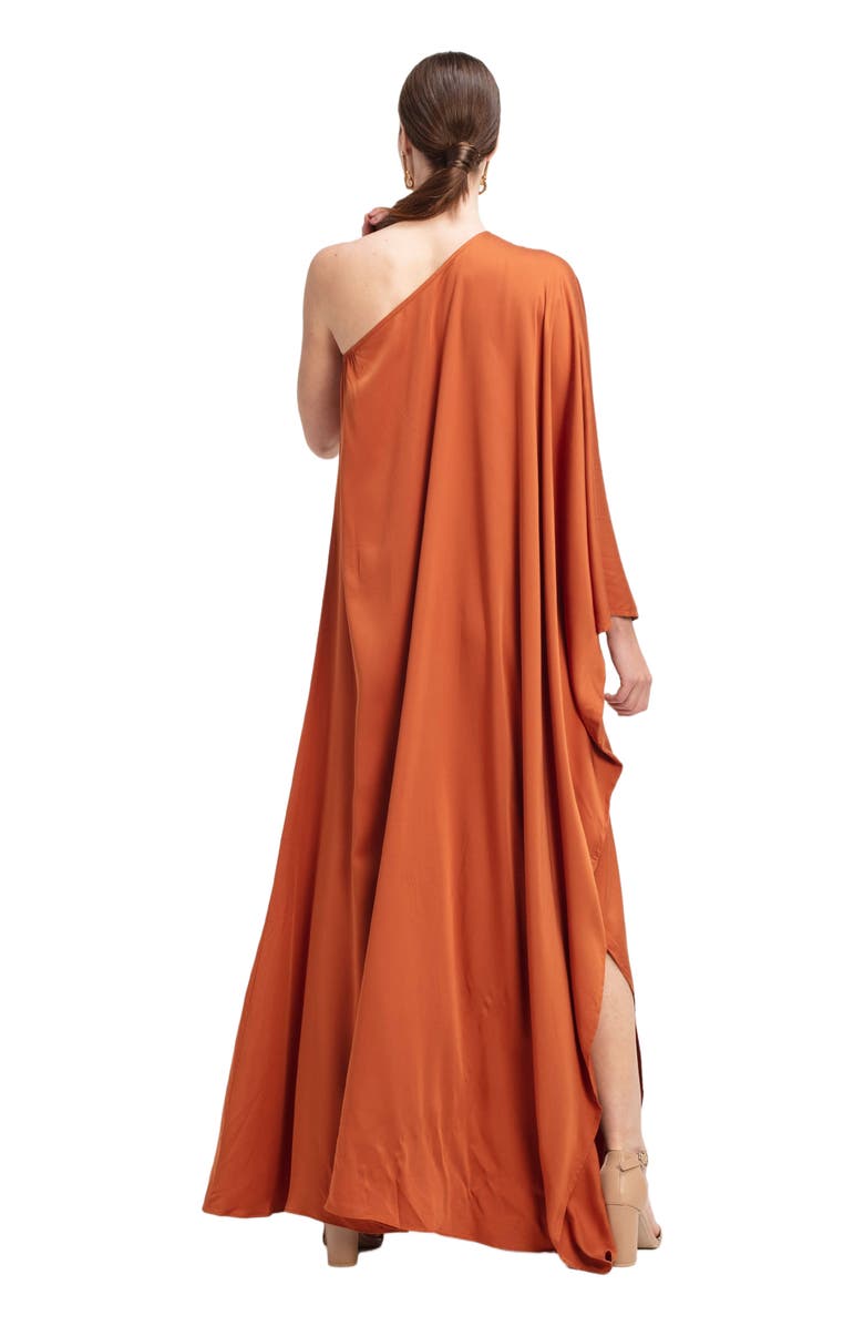 DIARRABLU Satu Dress, Alternate, color, Solid Rust