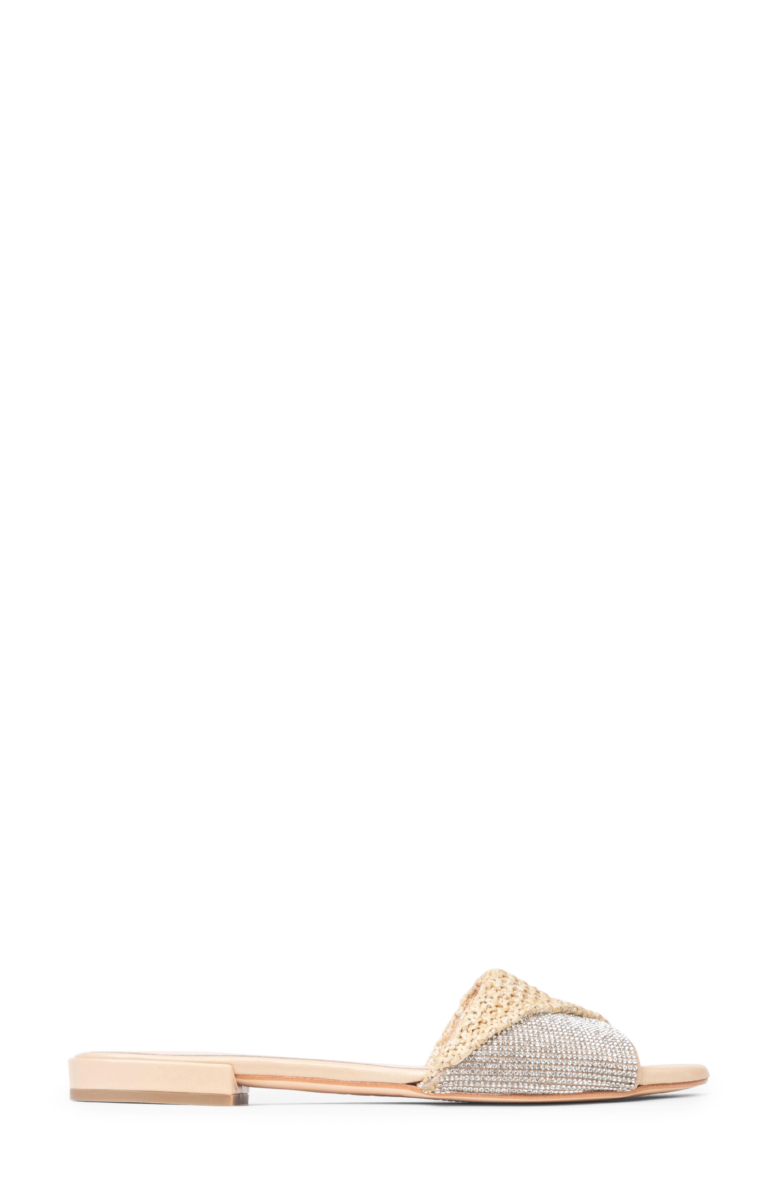 patricia green Milan Foldover Crystal Slide Sandal, Alternate, color, 