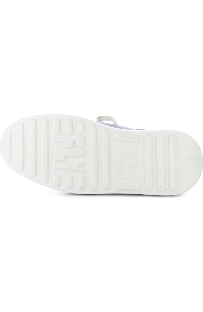 Fly London Dufy Platform Wedge Sneaker, Alternate, color, Silver/ Plpink/ Violet