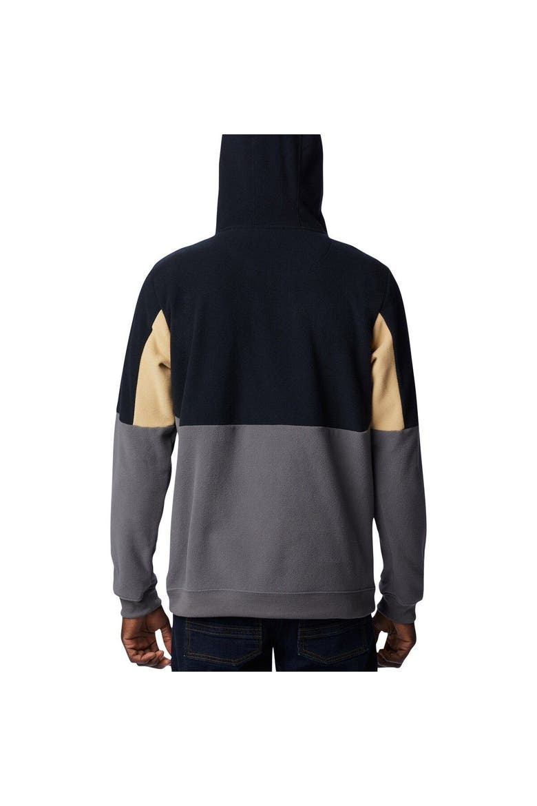 Men's Columbia Charcoal Purdue Boilermakers Lodge Quarter-Zip Hoodie, Alternate, color, Charcoal