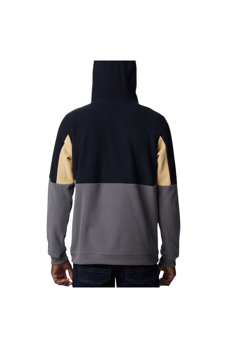 Columbia Men's Columbia Charcoal Purdue Boilermakers Lodge Quarter-Zip Hoodie, Alternate, color, 