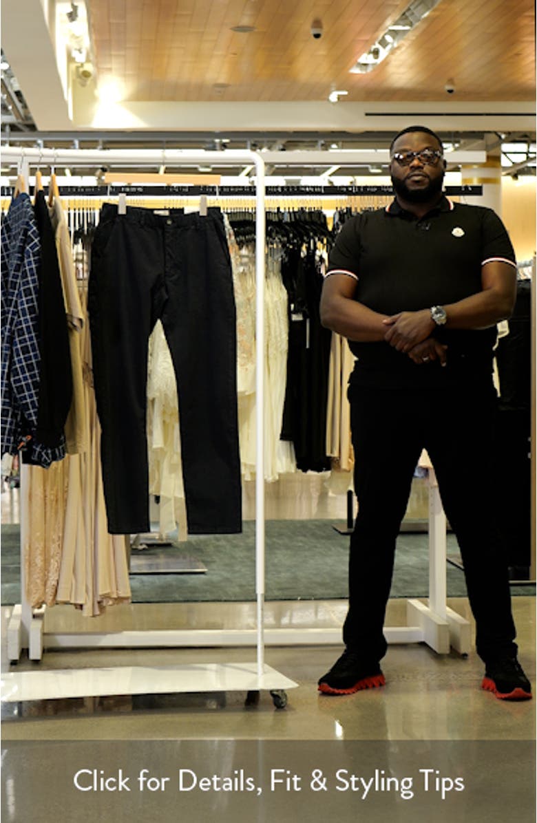 Saturday Slim Straight Leg Twill Chinos, sales video thumbnail