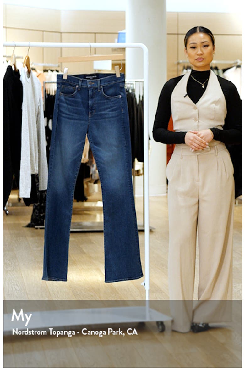 Beverly High Waist Slim Crop Flare Jeans video