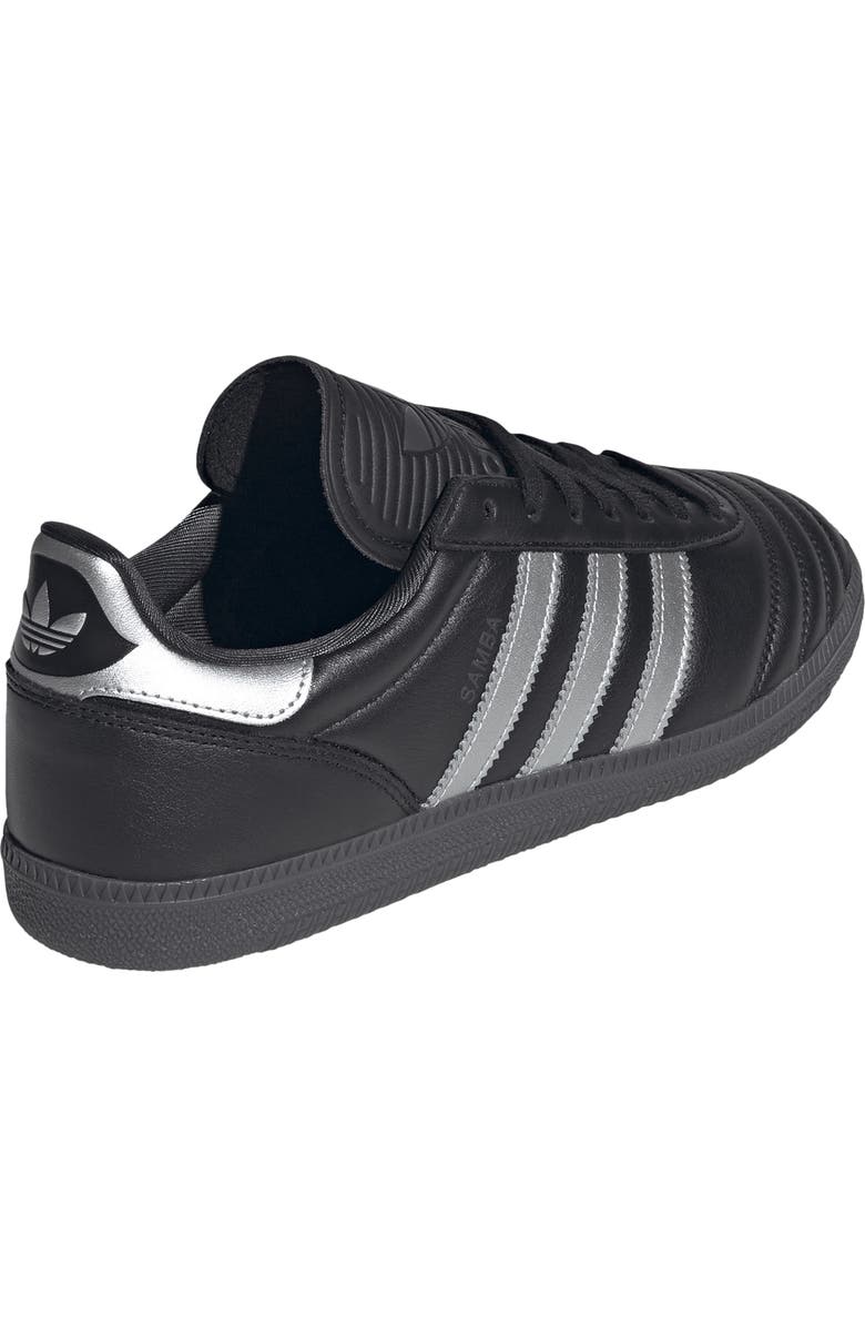 adidas Gender Inclusive Samba JP Sneaker, Alternate, color, Core Black/ Silver Met./ Black