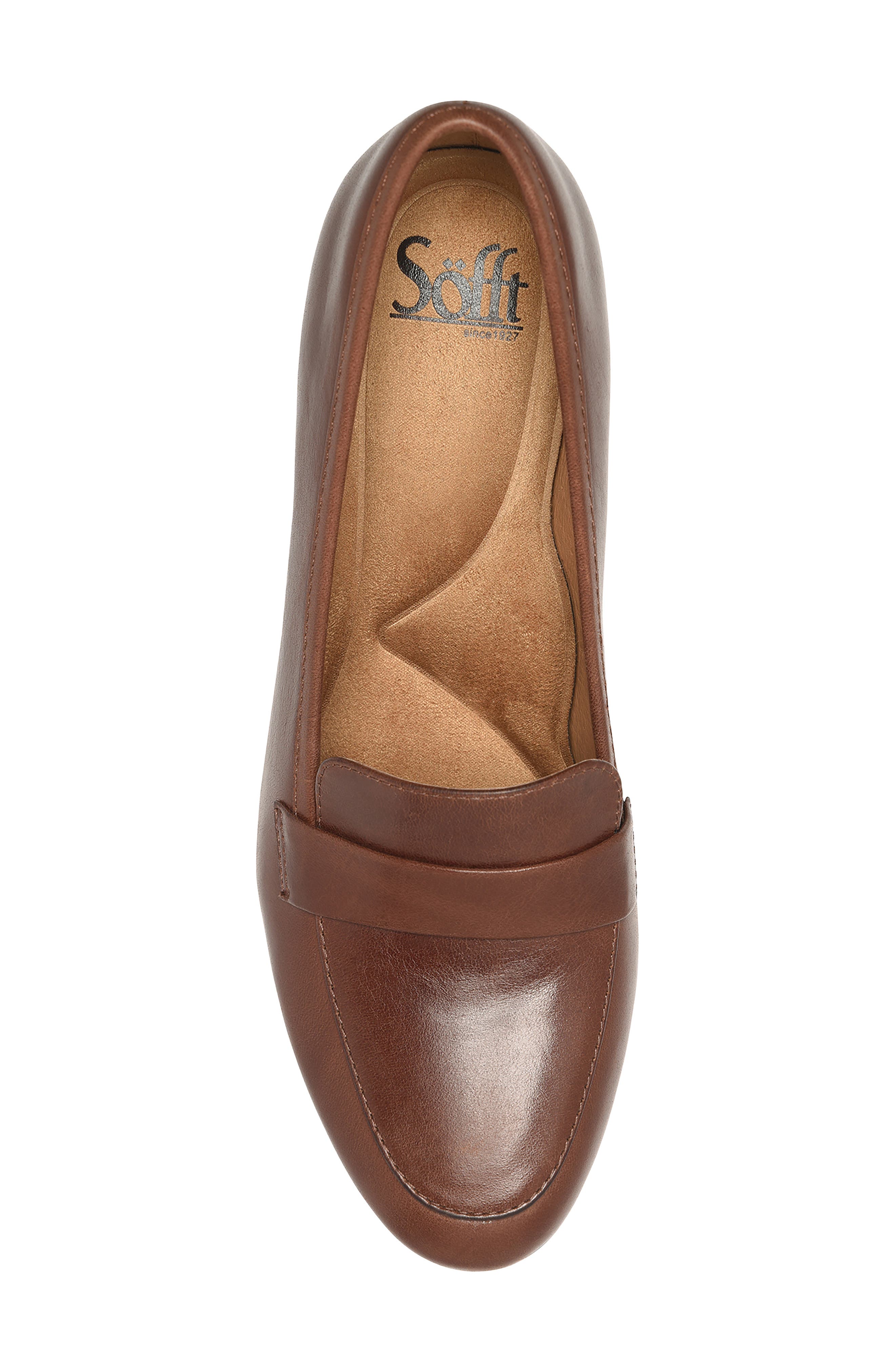 Amsterdam Loafer Pump, Alternate, color, COGNAC