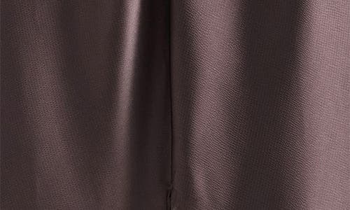 Next Short Sleeve Twist Front Midi Dress In Brown