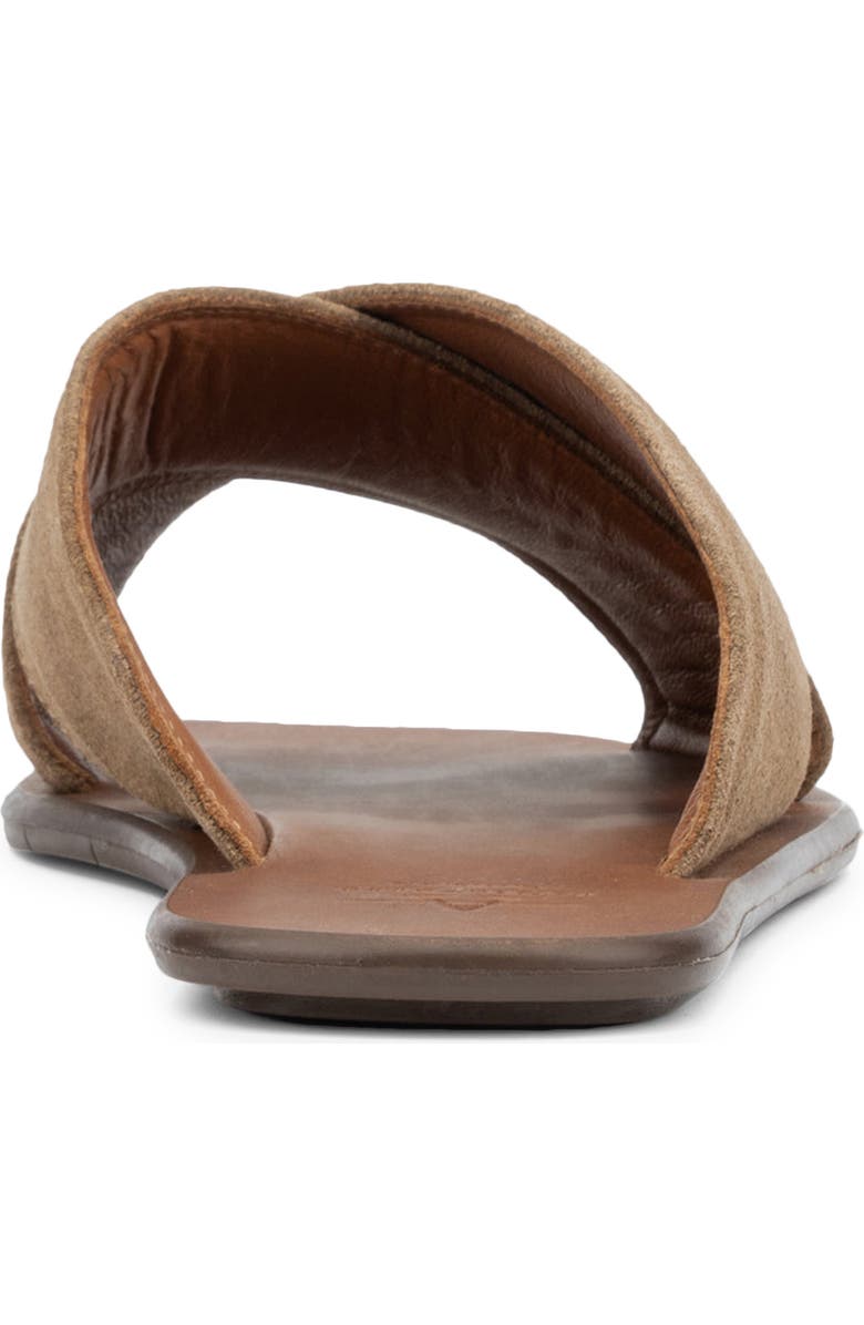 Aquatalia Britt Water Repellent Slide Sandal, Alternate, color, Champagne