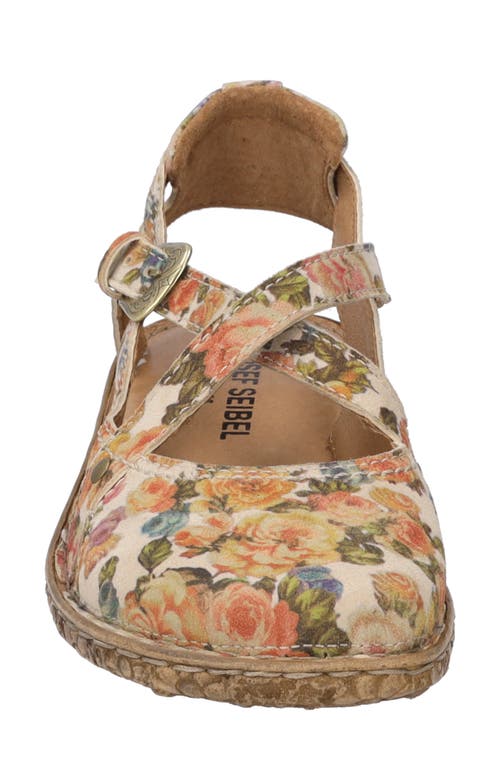 Josef Seibel Rosalie 13 Sandal In Beige Multi