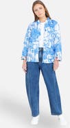 Yumi Palm Reversible Cotton Quilted Jacket