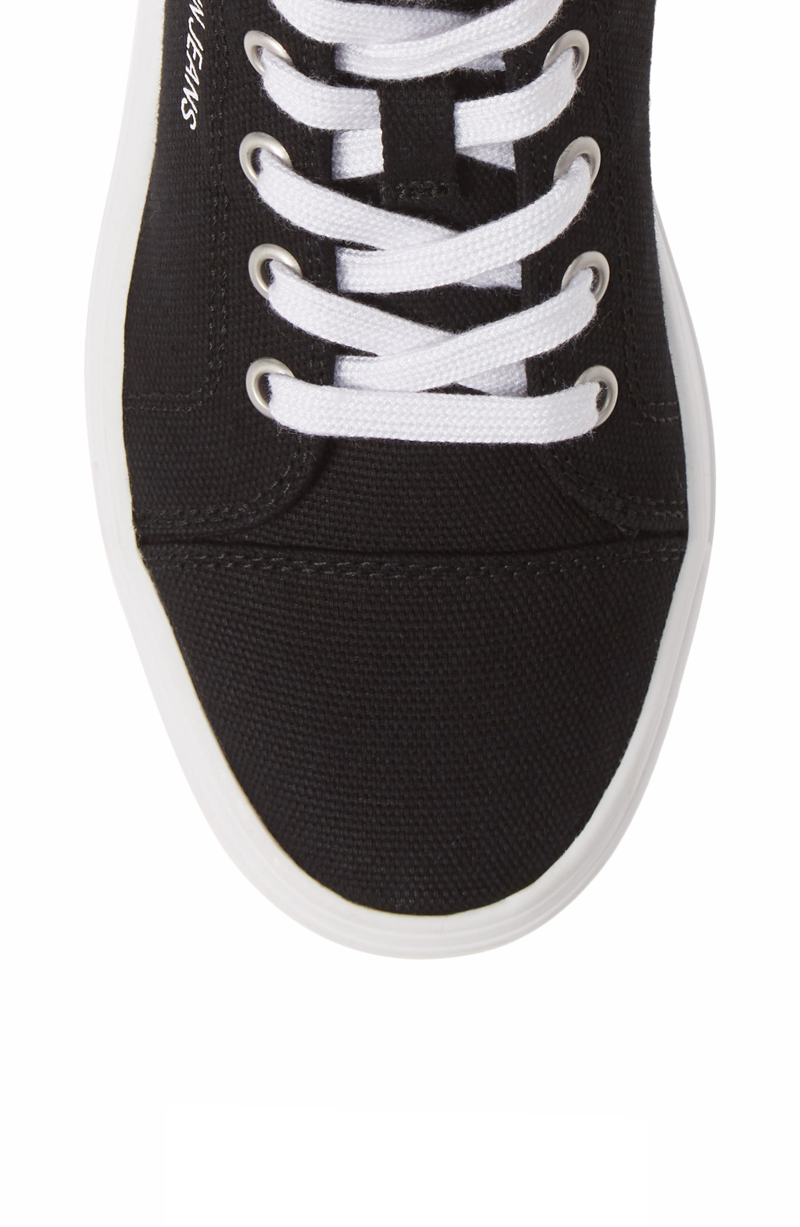 Moreen High Top Sneaker, Alternate, color, BLACK CANVAS