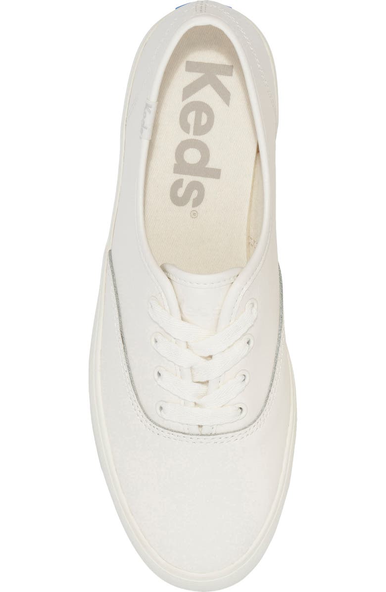 Keds<sup>®</sup> Champion Platform Sneaker, Alternate, color, White Leathe