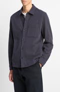 Vince Sueded Jersey Shirt Jacket