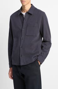 Vince Sueded Jersey Shirt Jacket