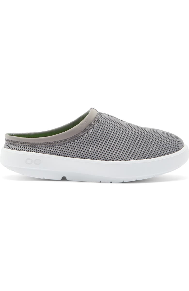 Oofos OOcoozie Sport Mule, Alternate, color, White/ Slate