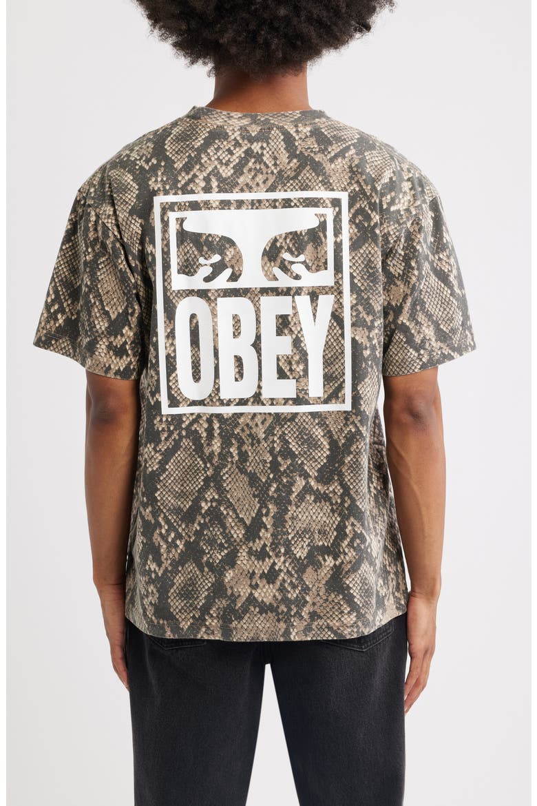 Eyes Icon Graphic Tee, Alternate, color, SNAKE SKIN