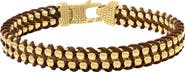 EFFY Men's Cord Wrapped Chain Bracelet