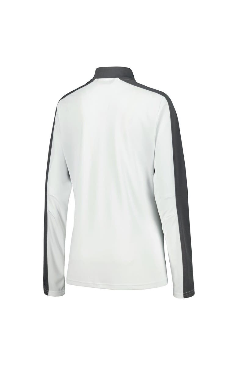 LEVELWEAR Women's Levelwear White NHL 2023 Hockey Fights Cancer Remi Quarter-Zip Top, Alternate, color, White