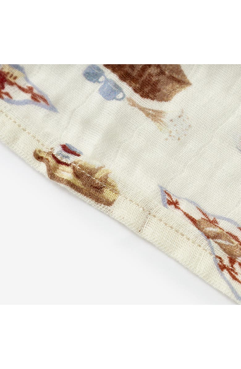 Milkbarn Organic Cotton Swaddle, Alternate, color, Picnic